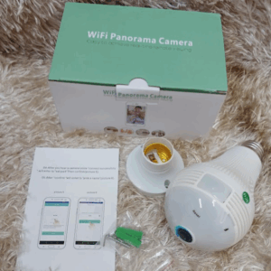 Panorama 360 Degree View Wireless WiFi Bulb Camera