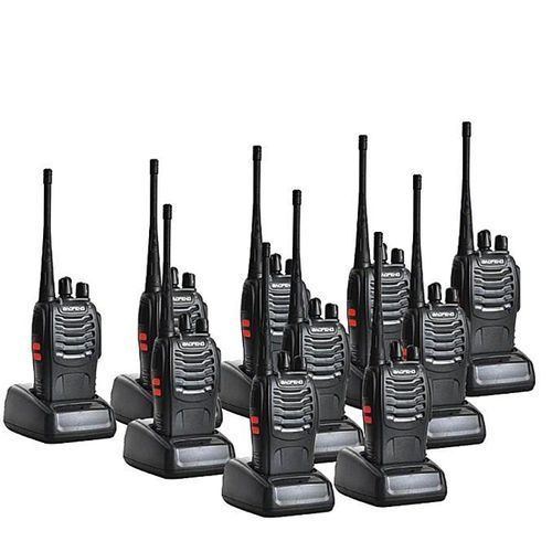 Baofeng BF-888S Two Way Walkie Talkie -Pack Of 10