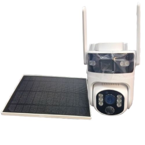 6MP AI Solar Dual View Mini Camera with 12X Zoom & 4G